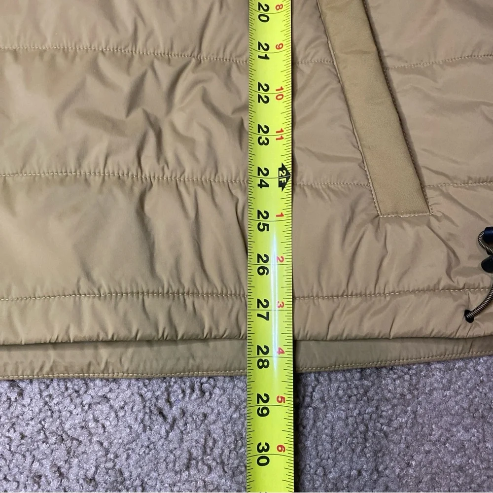 The North Face Men's Beige Hooded Puffer Jacket - Picture 9 of 9